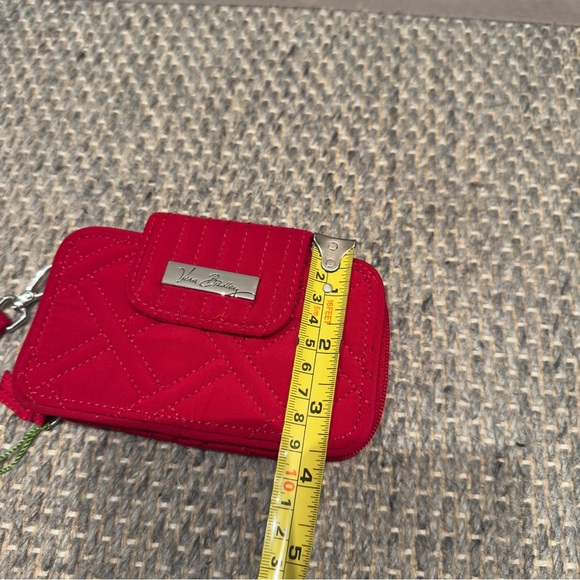 Vera Bradley - Red Quilted Wristlet Wallet Trendy 2025 Fall Item - Picture 11 of 13